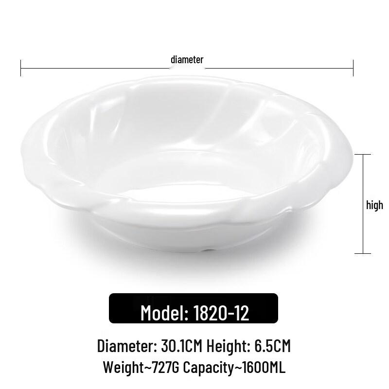 Yipan Cartoon Melamine Straw Hat Deep Bowl