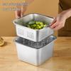 UOSUUOSU Square Stainless Steel Household Basin
