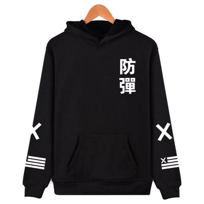 6 Colors Fashion Unisex Kpop Print HOODIES Korea Hoodie Men Women Pullover Sweatshirts