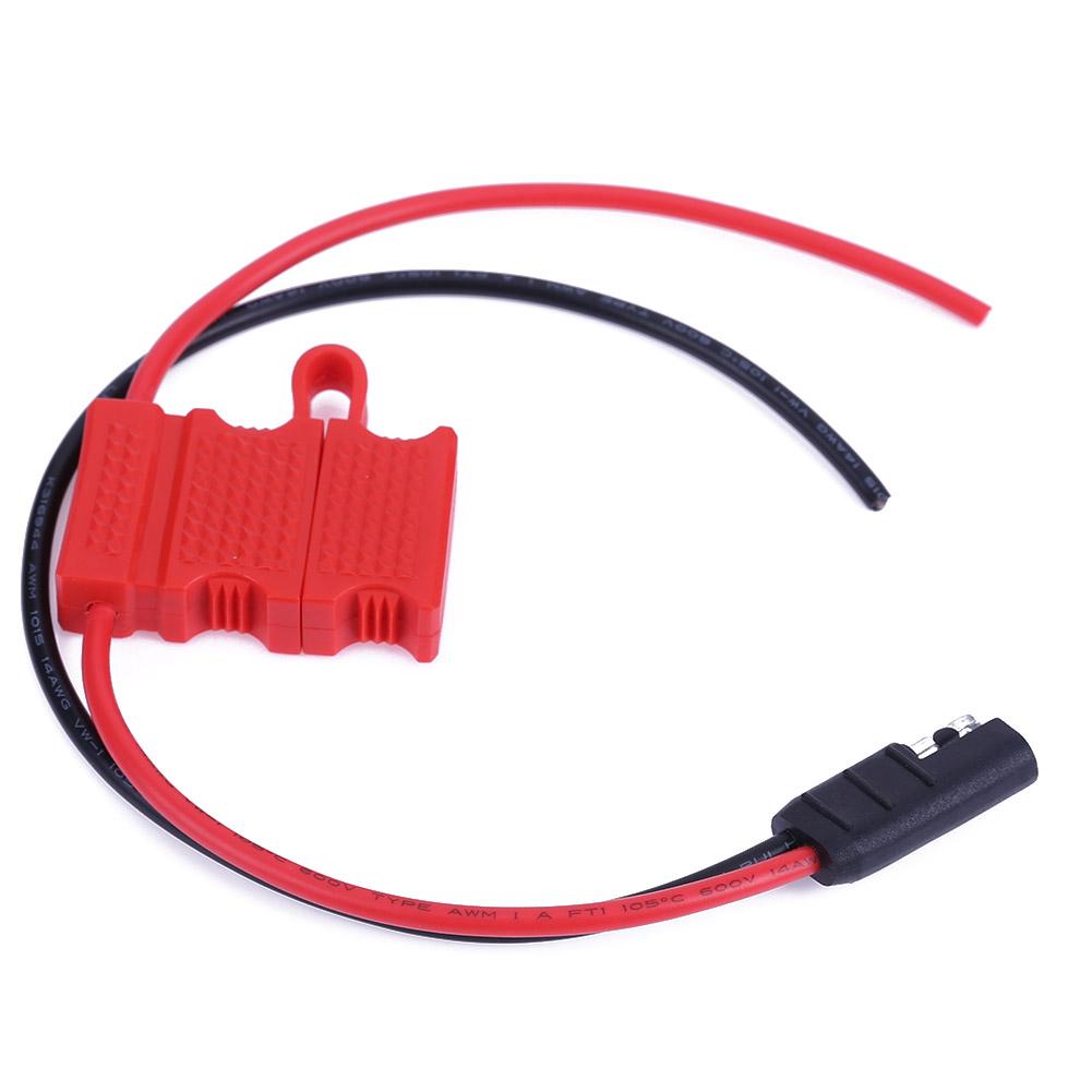 3 CM Power Cable Car Mobile Radio Cable Power Cord Cable Power Cable with Fuse Box for Motorola GM300/M120/SM50/SM120
