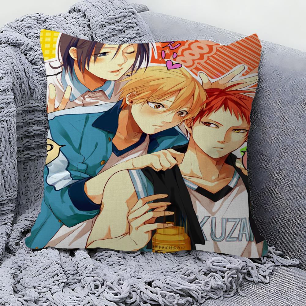

Kuroko s Basketball Personalized Pillow Cover Kids Bedroom Wild Party Decor Pillowcase Kid Birthday Shower Gift 40x40 cm