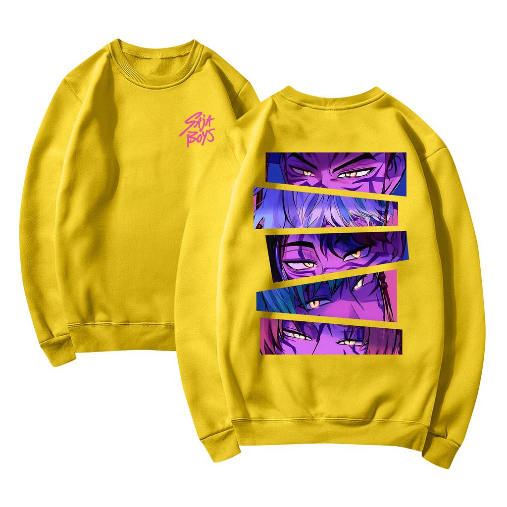 Women's Fashion Casual Long Sleeve Printed Round Neck Sweatshirt Top