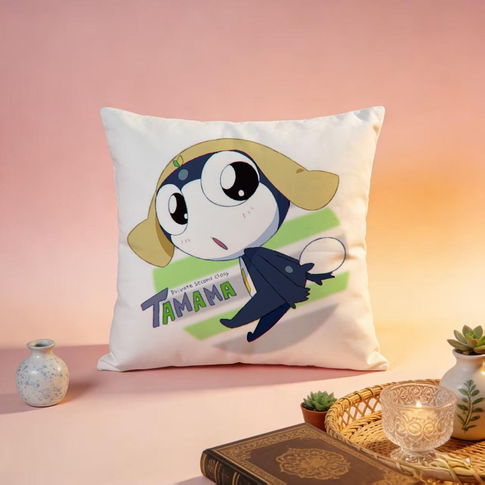 

Popular KKeroro Gunsoued Cushion Cover Premium SkinFriendly Pillow Case MultiPurpose for Home Office Travel 30X30cm