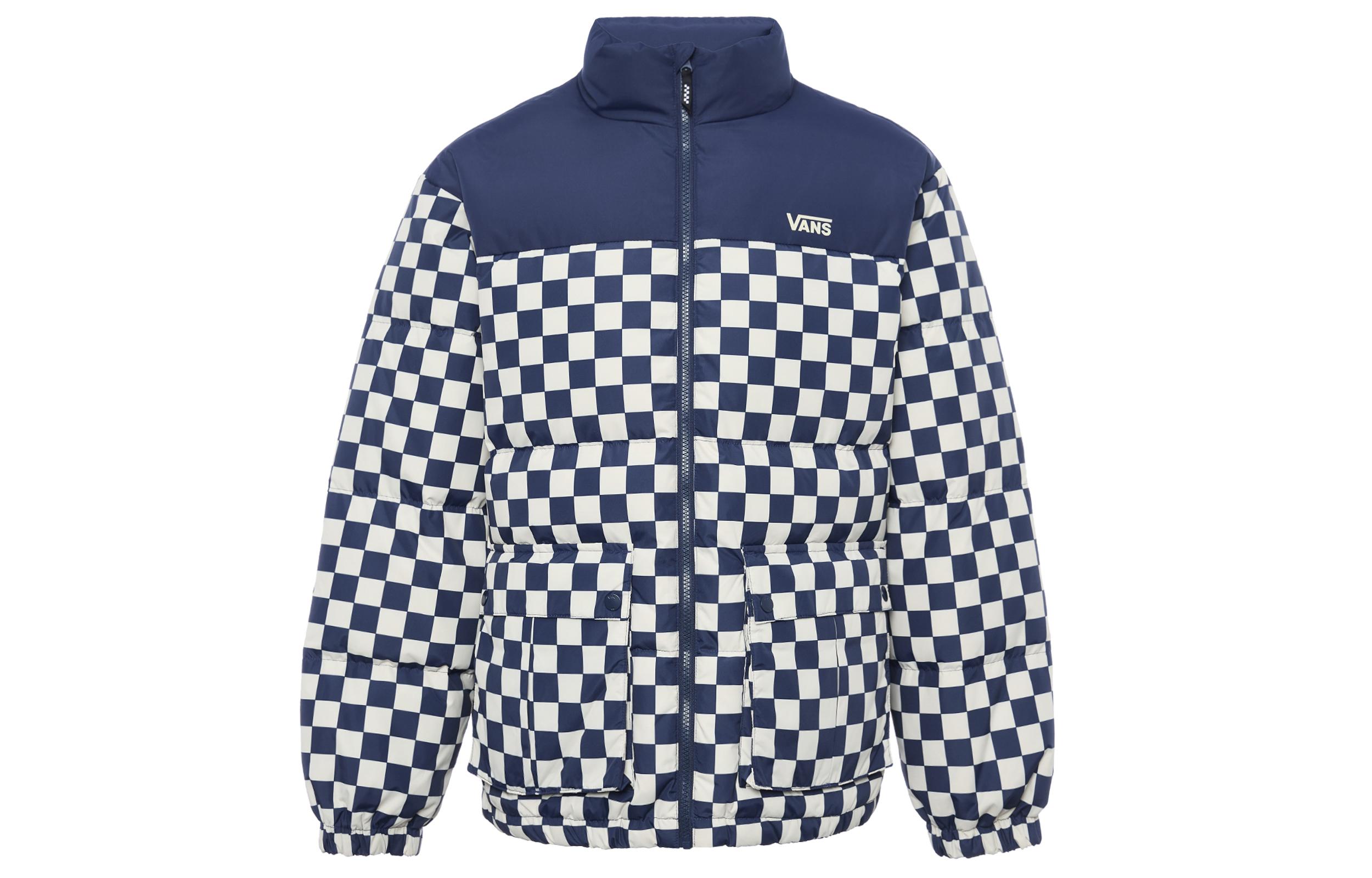 Vans Down Jackets Unisex Blue Stand Collar Moderate Other VN000FCMCEY M