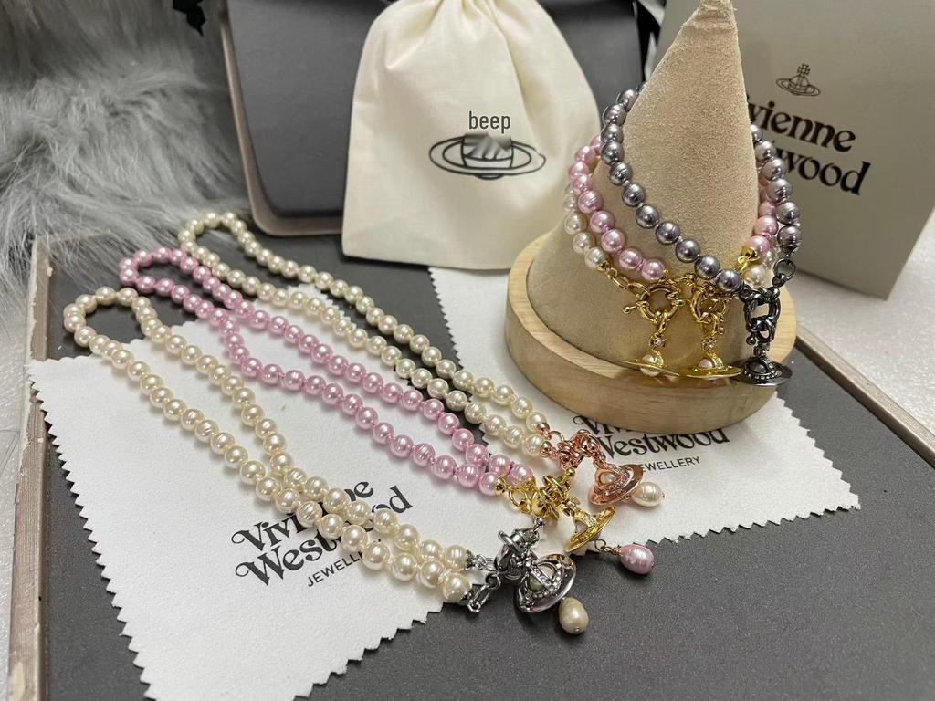 Empress Dowager Baroque Pearl Teardrop Necklace