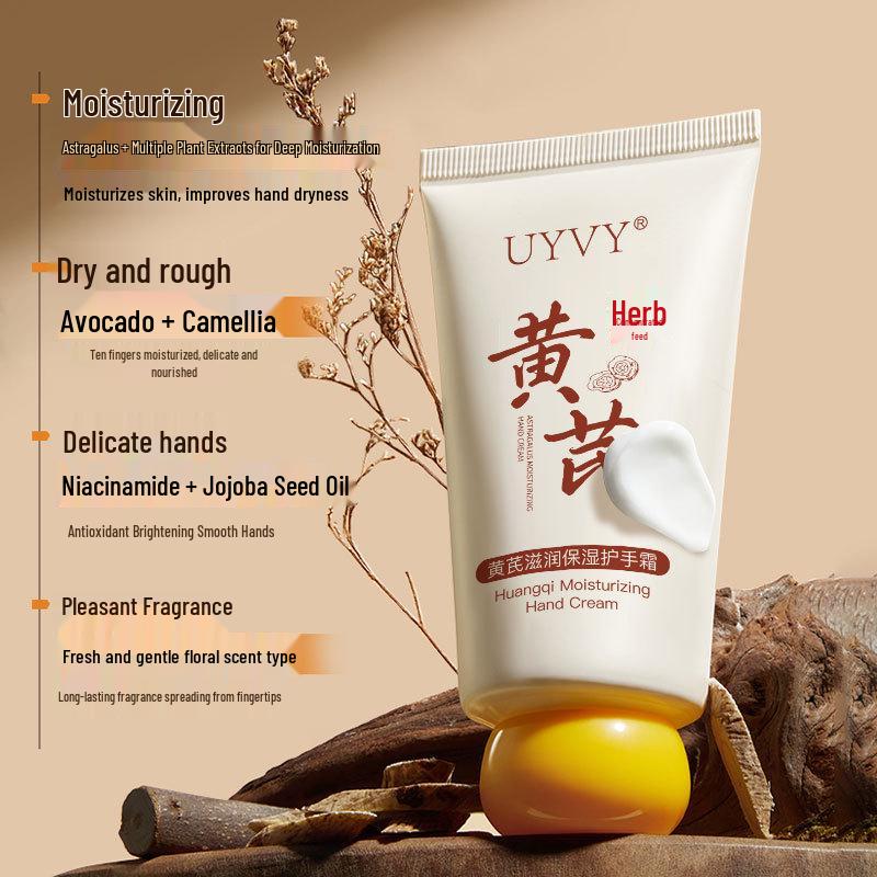 UYVY Astragalus Nourishing & Moisturizing Hand Cream, Anti-Drying, Travel-Size, Genuine