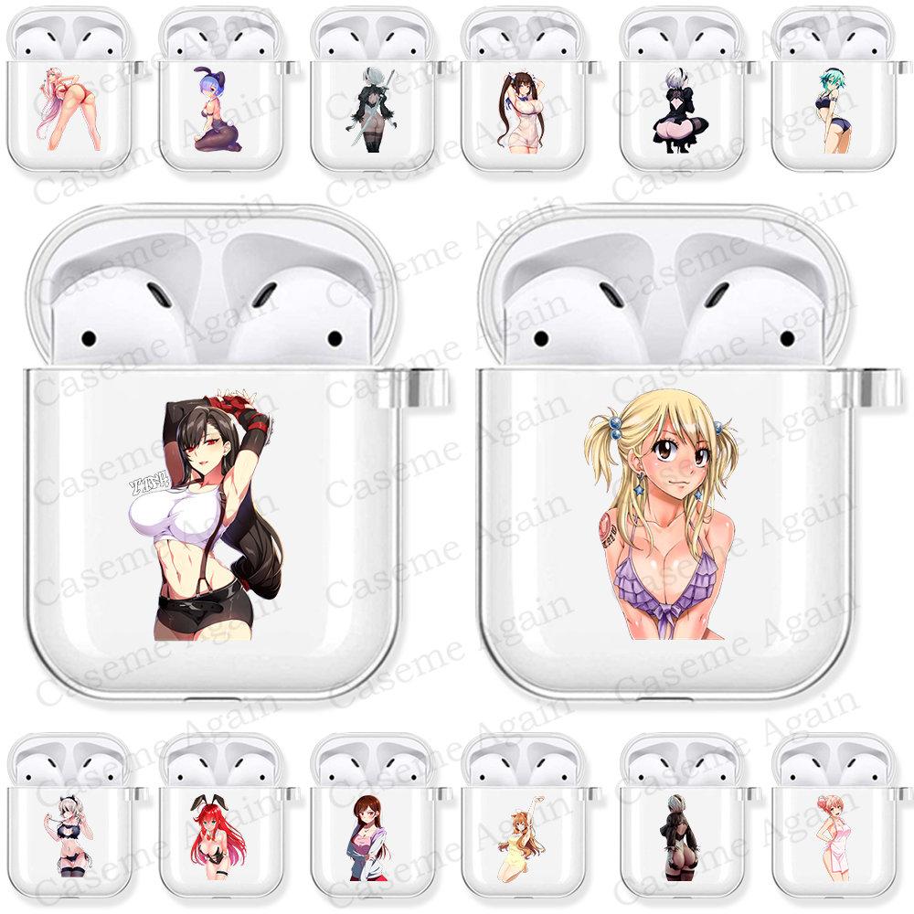 

Kawaii Japan Manga Anime Hentai Waifu Girls Мягкий чехол из ТПУ для Apple Airpods Pro 3 2 1 с рисунком Senpai, чехол для наушников, чехлы для Airpod