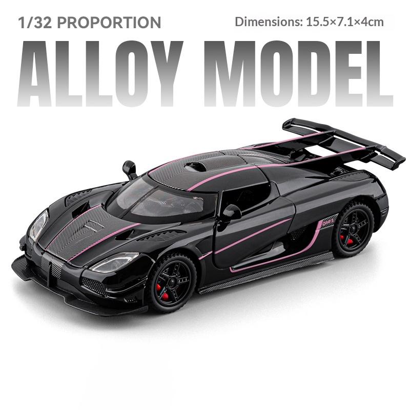 1:32 Koenigsegg ONE 1 Simulační slitina Tlakově litý Superauto, Hračka pro kluky Závodní auto, Sběratelský model auta, Dekorace, Dárek
