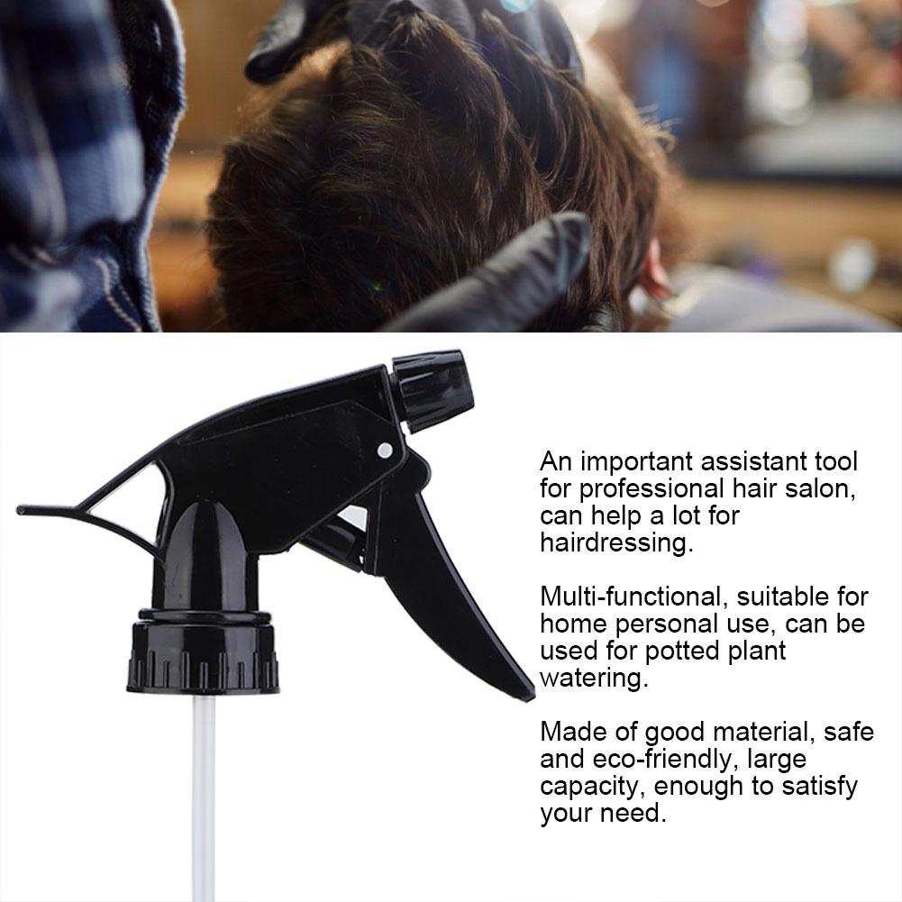 Friseursprayflasche Salon Friseursalon Haarstyling Wassersprühkessel 300ml(Lila Schwarz)