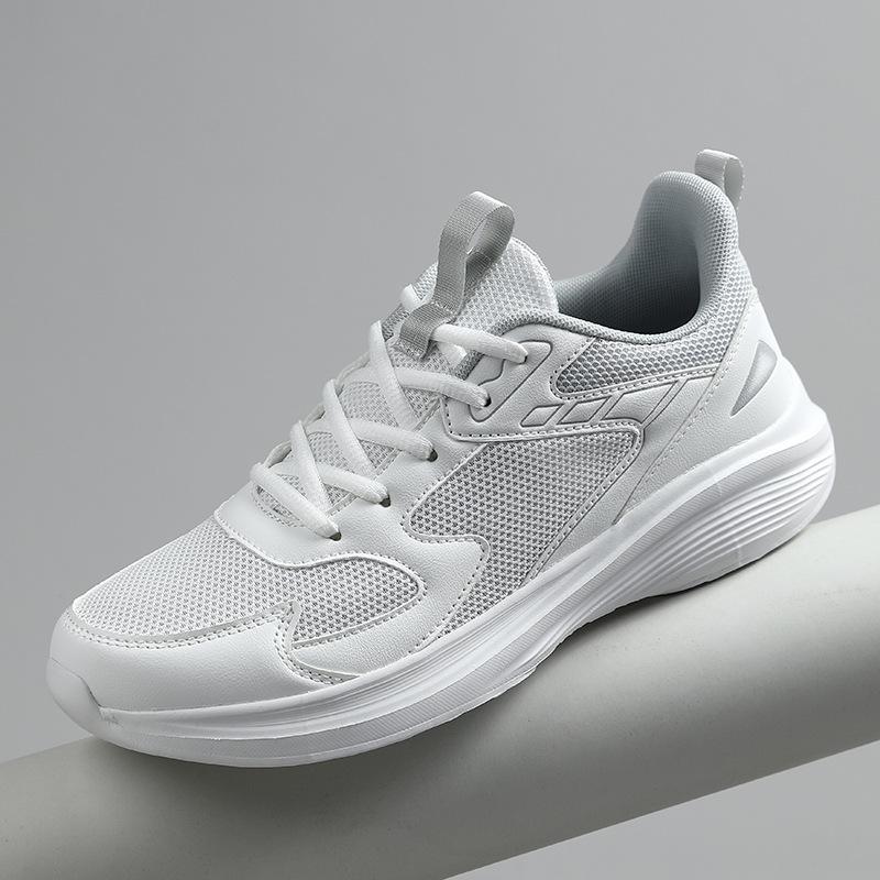 Summer Sports Shoes Lightweight Soft Sole Shock Absorption Student Running Shoes Youth Mesh Breathable Deodorant