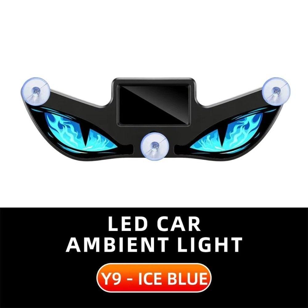 Solar Devil Eyes Car Lights Wireless Car Warning Light New Car Atmosphere Light