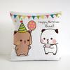 Bubu Dudu Pillow Cover Decorative Pillowcases Cushions Pillowcase 45*45 Ornamental Pillows For Living Room Sofa Cushion