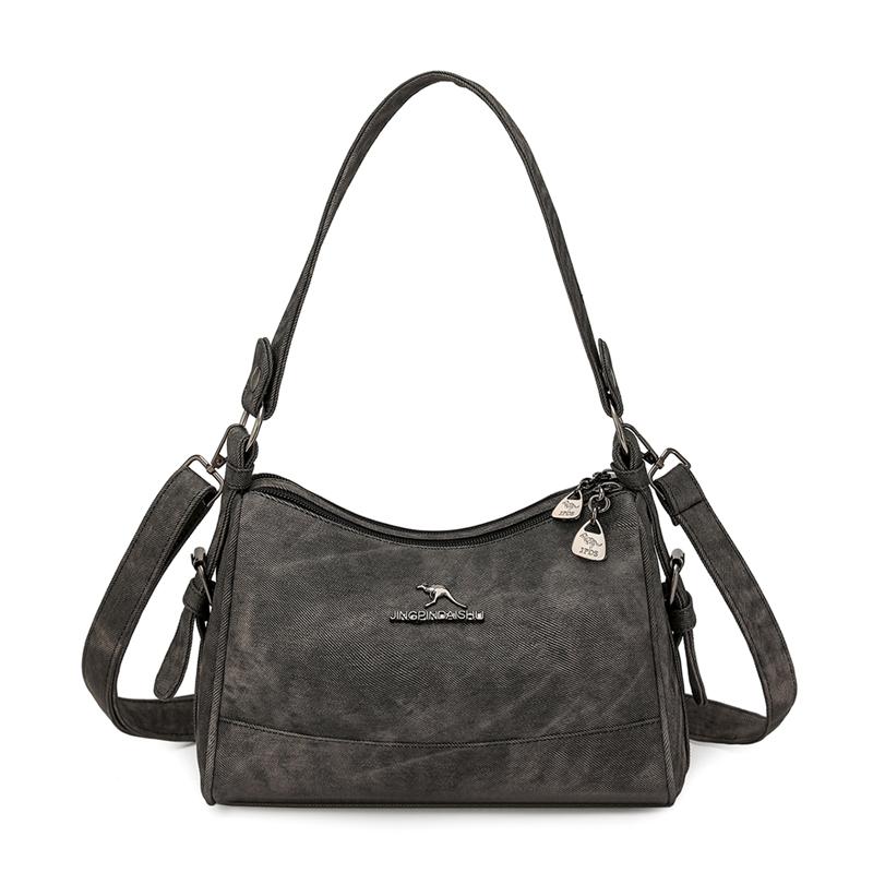 Women's Shoulder Bag Multi-layer Vintage Mother Bag