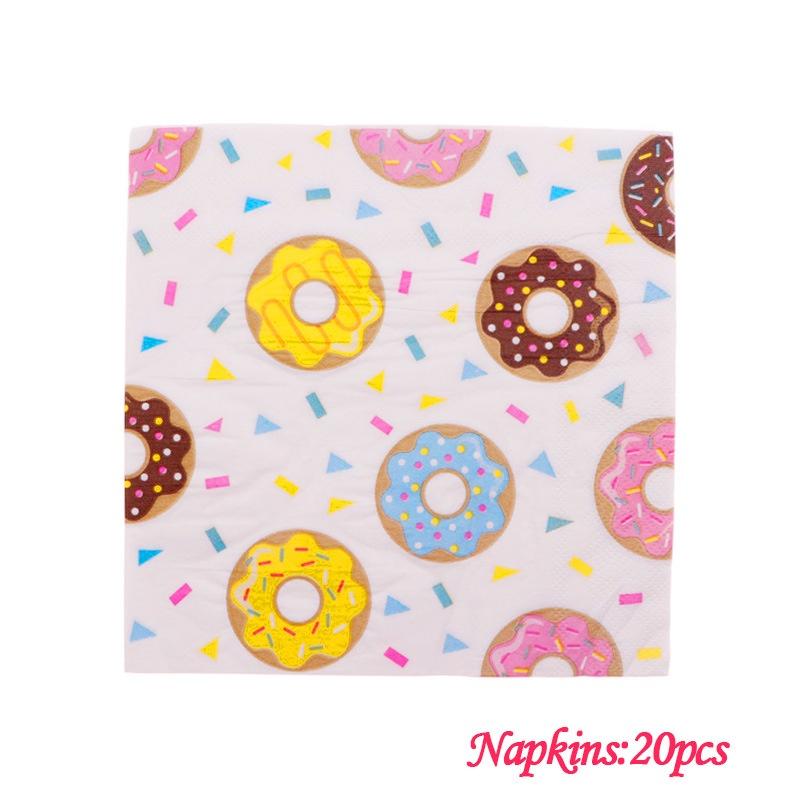 Delightful Donuts Theme Party Supplies For Kids Birthday With Plates Cups And Decor