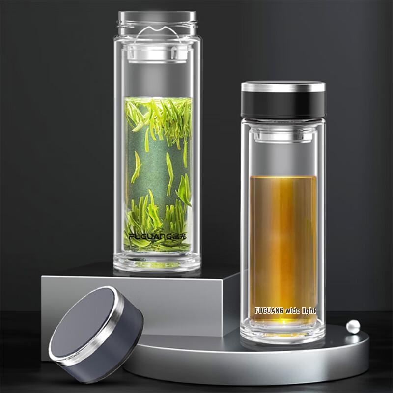 

Fuguang 300ML Double-Layer Insulated Glass Cup
