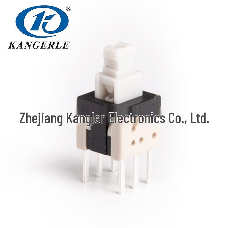 High Temp Resistant 5.8x5.8x10 Interlocking Key Self-Locking Switch