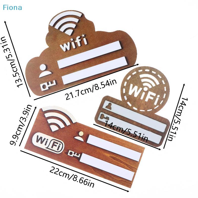 Vintage Wooden Wifi Password Sign Board Erasable Wifi Info Display Plate With Pen For Cafe Home Hotel Wall Decoration