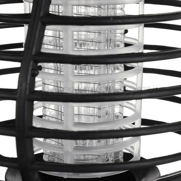 Neue solarbetriebene UV-Nachtlicht-LED-Zapper-Falle, Pest-Moskito-Mörder-Lampe, Fliegenwanze für Indoor/Outdoor-Camping