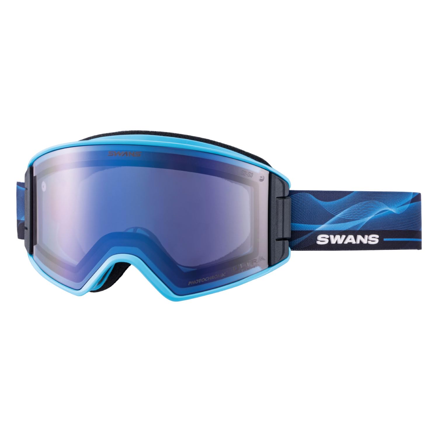 

Swans OUTBACK WBL Snow Made in Glasses Ultra Ice Mirror x Ultra Light Purple UV Glasses and OB-MDH-CU-LP Goggles, Japan, Anti-Fog, Compatible,