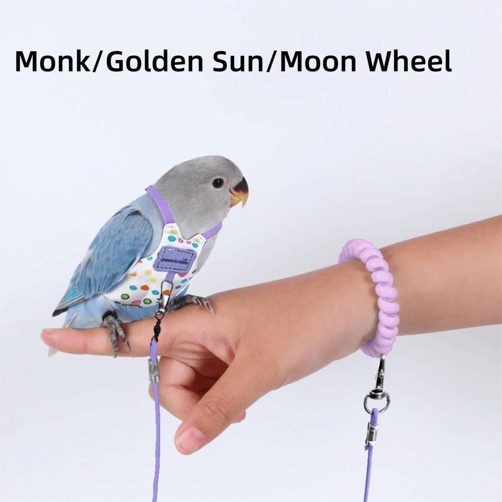 Adjustable Parrot Flying Harness Anti-Bite Parrot Flight Harness Bird Flight Suit  Small Parrots