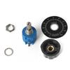 1 set Multiturn Potentiometer 3590S 10K 200 500 1K 2K 5K 20K 50K 100K ohm med MF-A03 och rattpotentiometer Justerbart motstånd