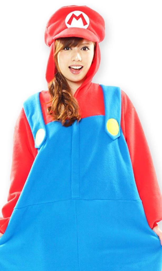 Super Mario Bros. Mario Kigurumi Costume, Unisex, One Size Fits All