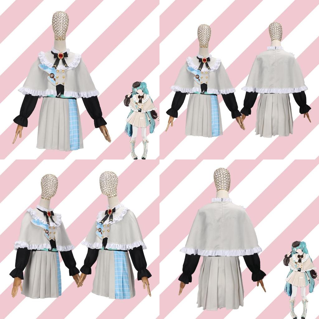 Cute Spring 2023 Detective Miku Cosplay Costume With Cape Available In Multiple Sizes!