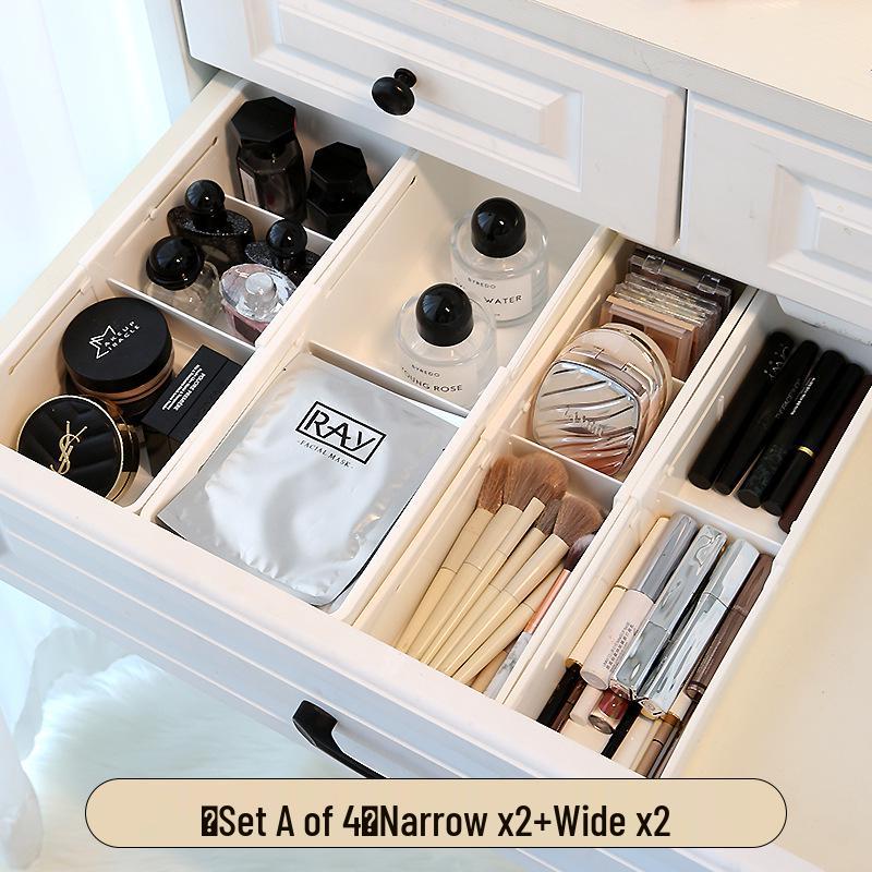 Retractable Desktop Snack & Sundry Organizer - Right Angle Kitchen Storage Drawer Box