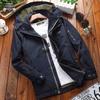 Mens Hooded Casual Jacket Oversized Loose Fit Winter Warm Outerwear Adult
