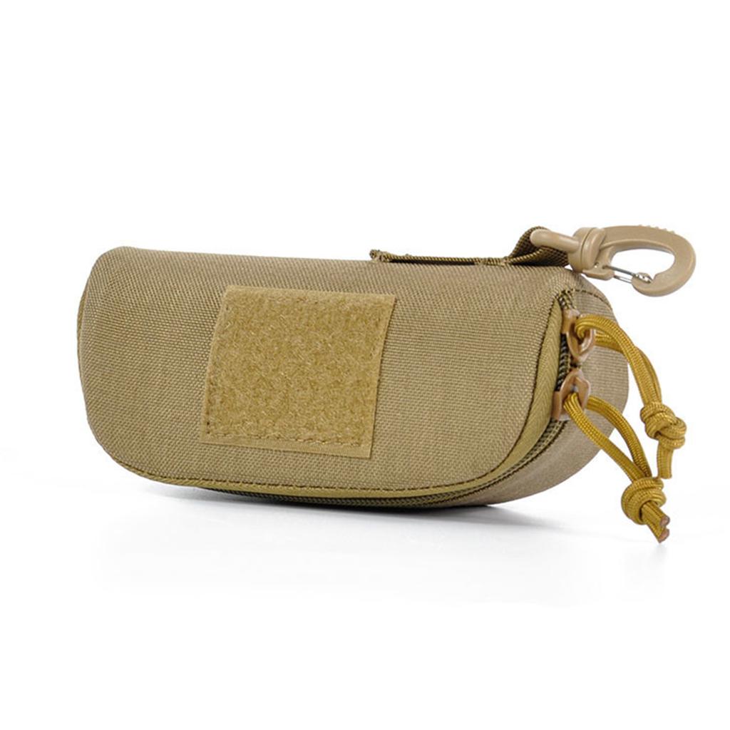 Taktické pouzdro na brýle Nárazuvzdorné pouzdro na přenášení brýlí Ochranná krabička Pouzdro na brýle Pouzdro na uložení brýlí s klipem na opasek