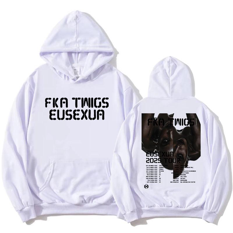 

Худи FKA Twigs Eusexua Tour с длинным рукавом и капюшоном для женщин, уличная одежда, унисекс, удобные свитшоты с принтом S