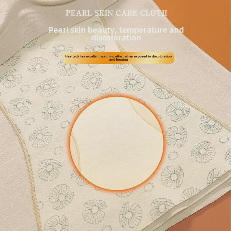 2023 Women's Autumn/Winter Seamless Warm Vest with Built-in Chest Pad, Velvet Heating, and Body Shaping Wool Bottoming Shirt