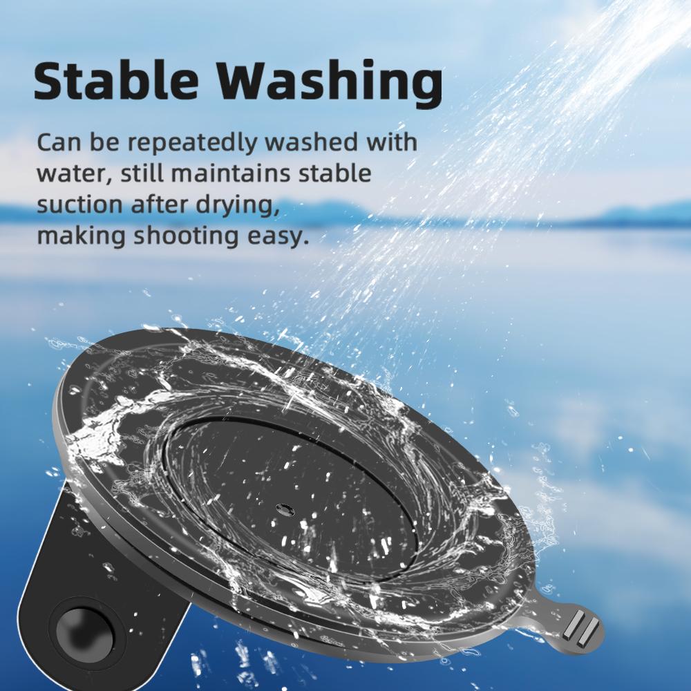 Car Suction Cup Stable Mount Holder Suction Cup Gimbal Camera Car Holder Extension Bracket for Pocket Action Insta-360 Series