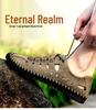 Men's Plus Size Casual Breathable Summer Sandals - Soft Sole Perforated Design