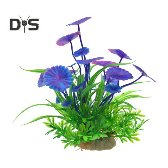 

Штучні водні рослини Стійкий до вицвітання Симуляція Пластикова гідропонна трава Яскравий акваріумний ландшафтний декор для акваріумів з рибами та рептиліями