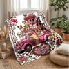 Underwater Yorkie Adventure Theme Blanket Lightweight Warm Flannel Blanket Decorative Throw Blanket for Home Decoration