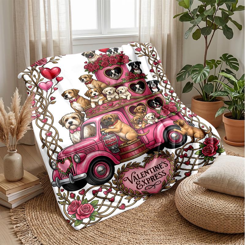 Underwater Yorkie Adventure Theme Blanket Lightweight Warm Flannel Blanket Decorative Throw Blanket for Home Decoration