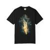 Giant Cloud Graphic T-Shirt Black Front Print Comfort Colors 1717