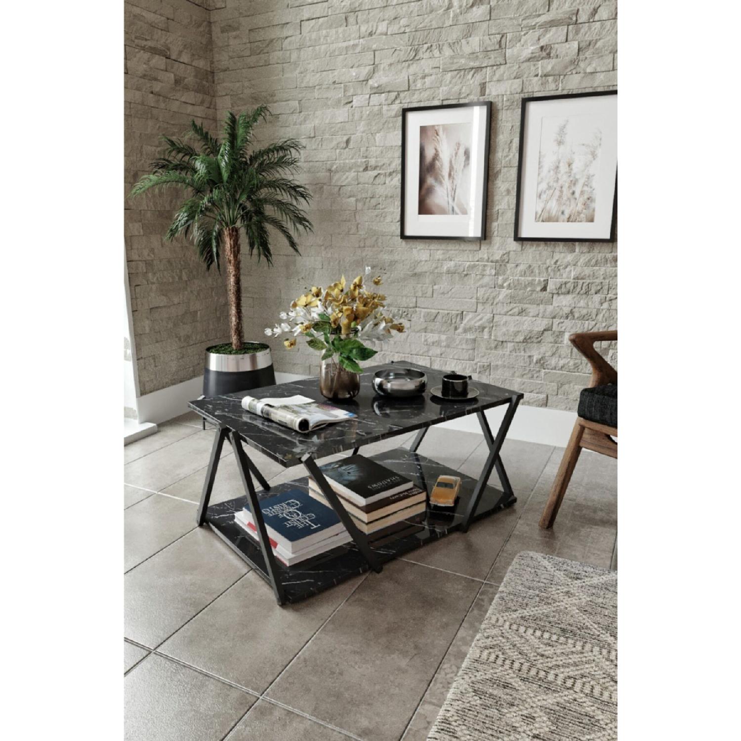 

Hexa Coffee Table Mdf Leg 90x60 Cm