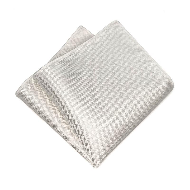 Dark Pattern Pocket Towel Trendy Man Gentleman Dress Business Wedding Suit Low-Key Elegant Single Plain Square Scarf 24*24Cm