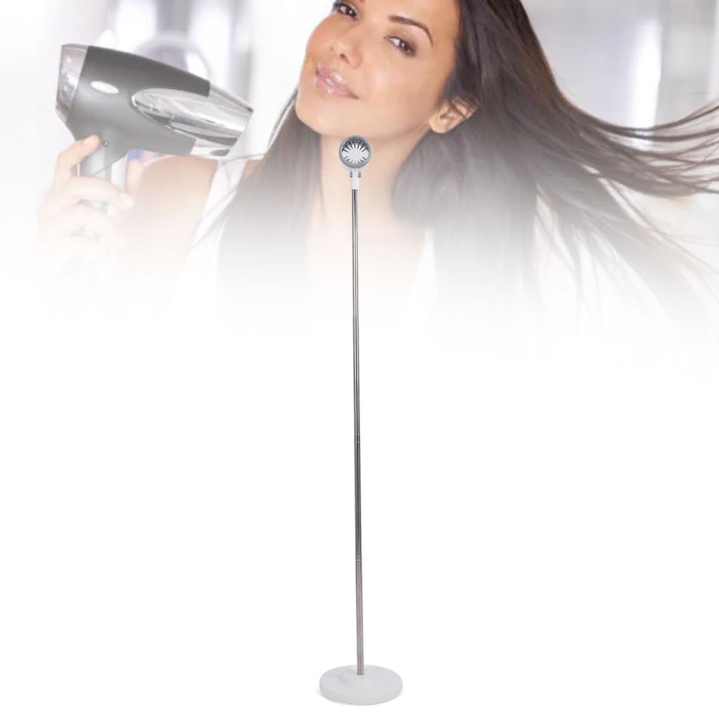 Hair Dryer Stand 35?140cm Telescopic Adjustable Angle Floor Table Stand Blow Dryer Holder