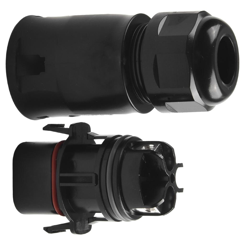 3 Pin Connector AC Male For Deye LY01 Connector Connection Cable Inverters Of M60/M80 Series PV Panel Power Setup Adapter