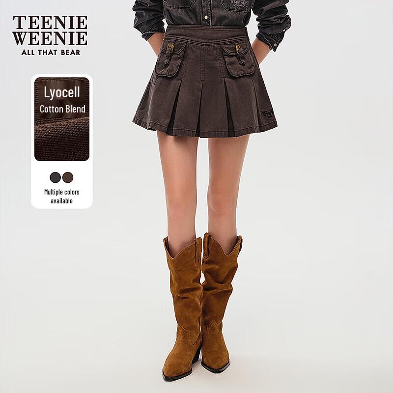 Teenie Weenie Women s A-Line Denim Mini Skirt M