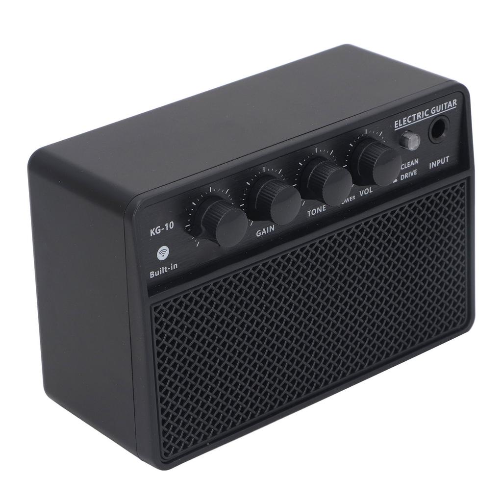 Electric Guitar Amp Kit Mini Portable Rechargeable Plastic 10W for Daily Practice