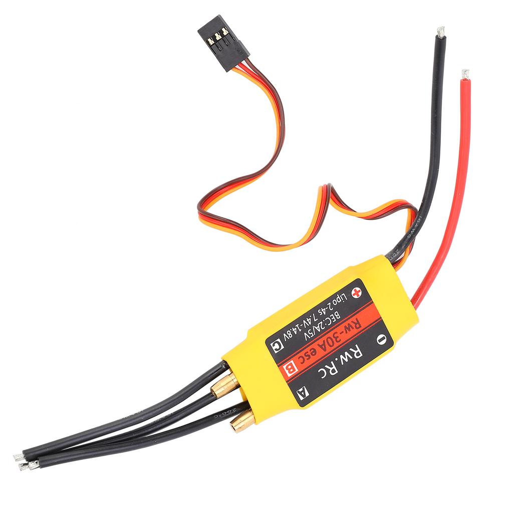 30A ESC Brushless Water Cooling Electric Speed Controller ESC for RC Boat Model