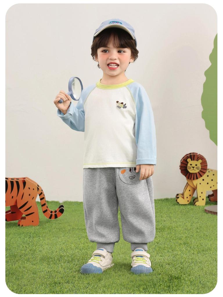 Kaka Panda Children's Spring Casual Pants for Boys & Girls - Toddler Sports Pants for Spring/Autumn Trend