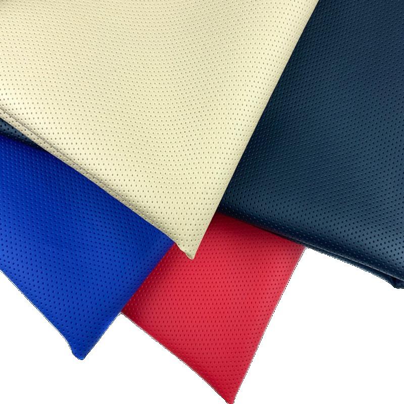 Width160cm Frosted Artificial Leather Fabric By Meter for Car Decoration Sofacovers Sewing Plain Dots Pattern Waterproof Textile
