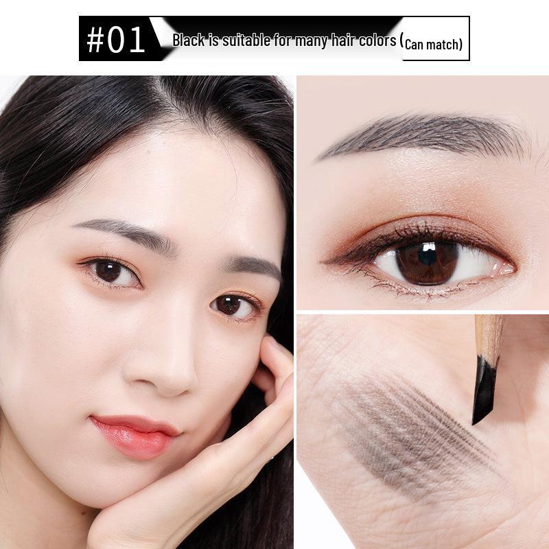 Eyebrow Master Waterproof Wooden Pencil with Blade Shape for Precision Application