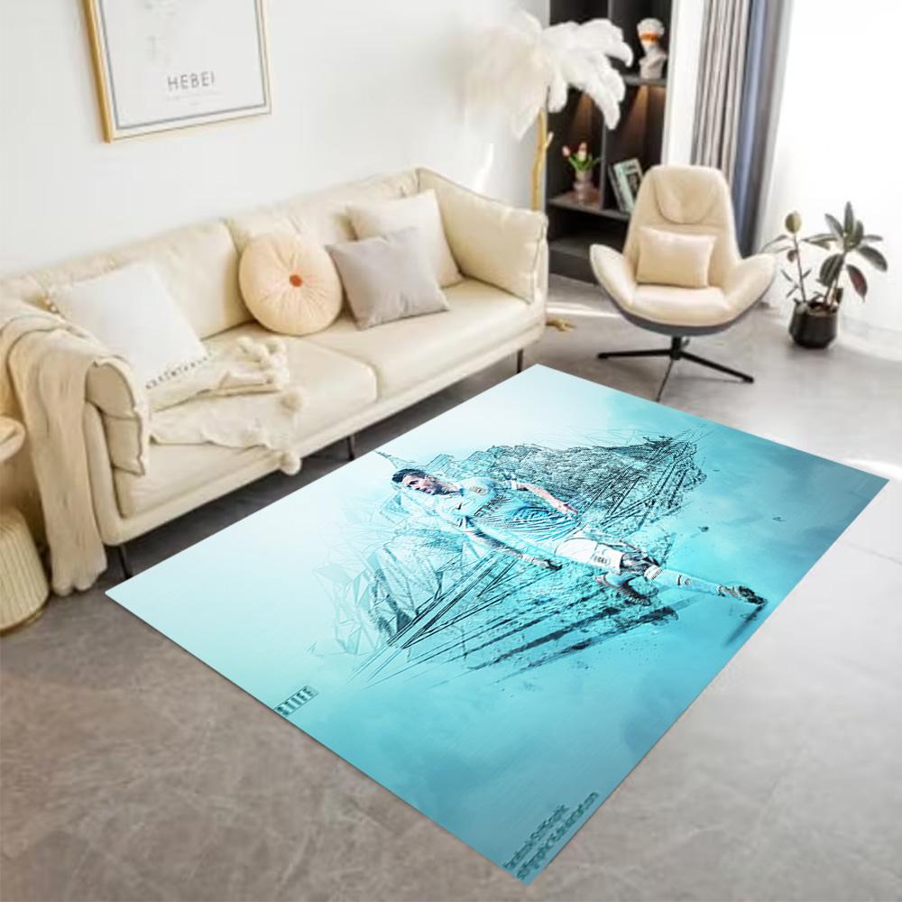 Barcelona Player Celebration Area Rug Perfect for Kitchen Playrooms Outdoor Entryway Anti-slip Rug Anime Office Decor Perfect Gift for Women/Men