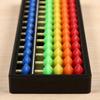 13-Rod Abacus with ABS Plastic Frame and One Upper and Four Lower Beads per Rod for Abacus-Based Math Practice
